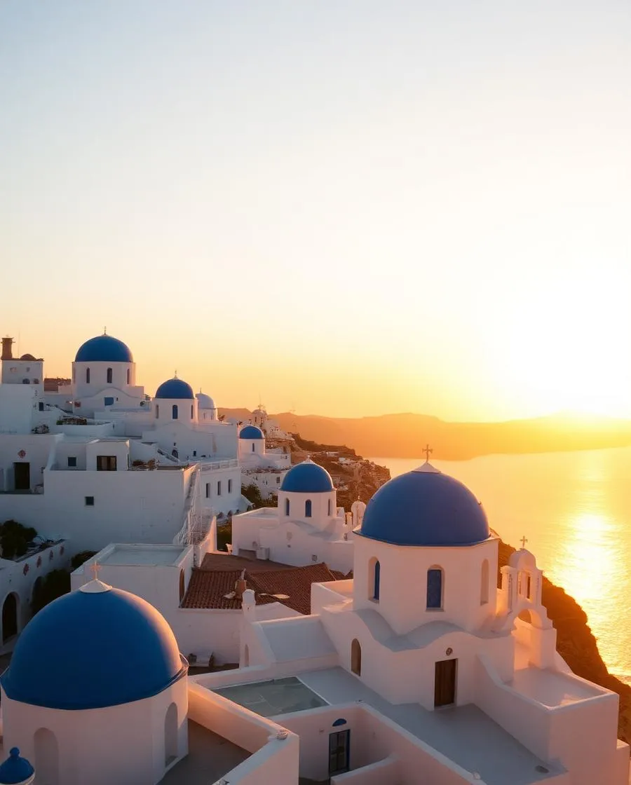 Santorini Sunsets destination photograph