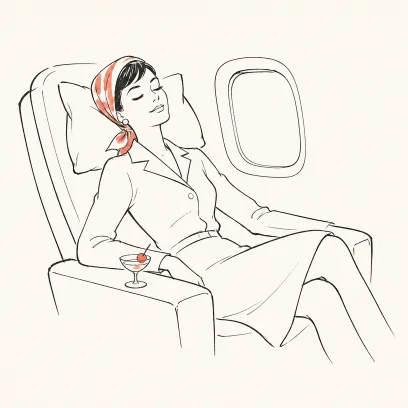 Ink illustration — Travel stress-free